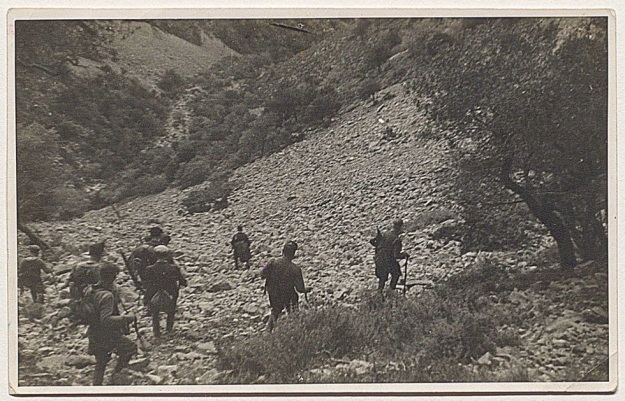 Some of the kidnap gang leaving Kastamonitsa April 1944