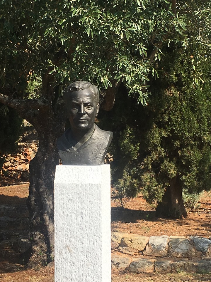 Bust of Patrick Leigh Fermor